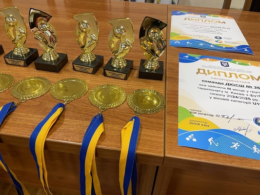 Команди ДЮСШ-26 у вікових категоріях U-9 та U-10 успішно виступили в Чемпіонаті м. Києва сезону 2024/2025